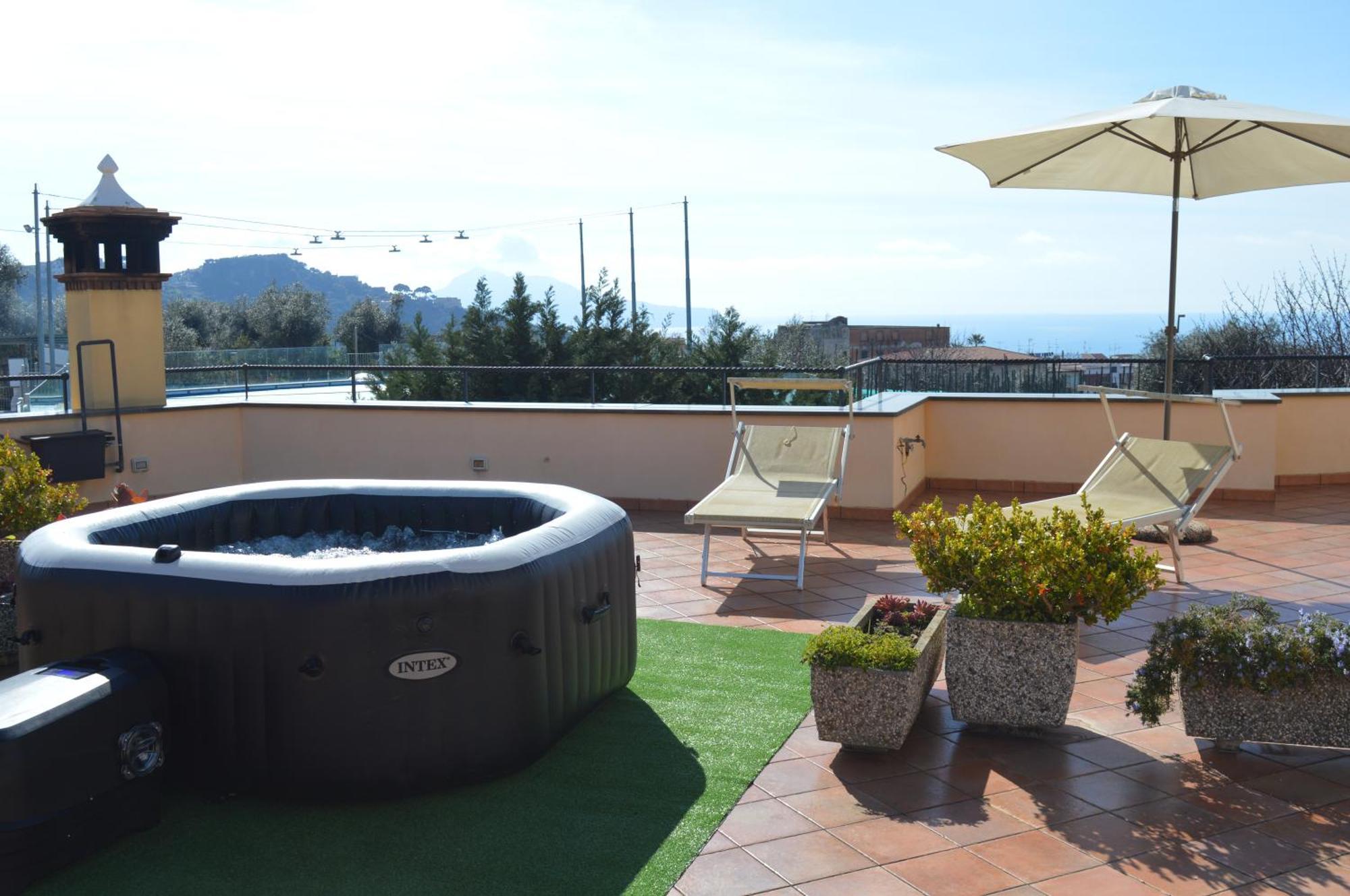 Mary'S Dream - Villa Overlooking Capri And Ischia In Sorrento Peninsula 마사루브렌세 외부 사진